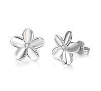 Orecchini a forma di fiore dolce fiore orecchini per le donne set di perle, Misura unica, Rame, Nessuna pietra preziosa
