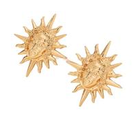 Orecchini a forma di fiore d'oro 2PSC da donna orecchini a goccia barocchi eleganti gioielli alla moda regali da donna