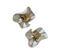 Orecchini a forma di fiore, gioielli moderni da donna, alla moda, struttura in metallo, per varie occasioni, gioielli eleganti per abiti