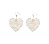Orecchini a forma di foglia d'amore, orecchini di vena, gioielli per feste, orecchini personalizzati, regali per mogli e amici