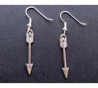 Orecchini A Forma Di Freccia Miniblings Amor Arco Frecce Indiano Argento 3Cm