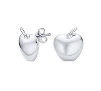 Orecchini a forma di mela in argento sterling .925 per donne e adolescenti, frutto del mio occhio.
