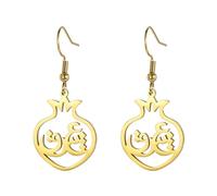 Orecchini a forma di melograno, orecchini arabi, orecchini persiani Eshgh, orecchini Yalda per la notte, gioielli regalo per donne e ragazze, Acciaio inossidabile