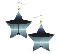 Orecchini a forma di ombrello nero sotto la pioggia a forma di stella per le donne gioielli moda e regali di compleanno di San Valentino