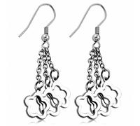 Orecchini a Forma Di Orecchino A Gancio Lungo Fiore