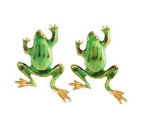 Orecchini a forma di rana con rivestimento ad olio verde a goccia, accessori alla moda per orecchie di animali, gioielli alla moda, orecchini a forma di rana, TAGLIA UNICA, come descritto, come