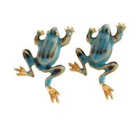 Orecchini a forma di rana con rivestimento ad olio verde a goccia, accessori alla moda per orecchie di animali, gioielli alla moda, orecchini a forma di rana, One Size, come descritto, come descritto