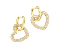 Orecchini a forma di stella Dangle, eleganti orecchini con struttura in rame, adatti per gli amanti della moda di oggi, piccoli ovali, Taglia unica, come descritto