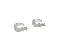 Orecchini a forma di stella in argento Sterling, da donna, con personalità marea