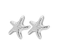 Orecchini a forma di stella marina alla moda, ipoallergenici, in metallo, perfetti per orecchie sensibili e accessori per le vacanze Orecchini alla moda per le vacanze, One Size, come descritto, come
