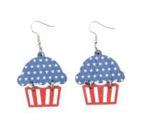 Orecchini a forma di stella patriottica con un tocco vintage orecchini unici perfetti per festeggiare noi eredità 4 luglio