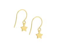 Orecchini A Gancio A Stella Piccola In Oro Giallo 14K Reale
