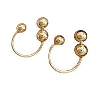 Orecchini a gancio con perline unici e multiuso Borchie in argento Rame placcato oro per occasioni casual o formali Orecchini versatili