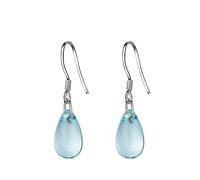 Orecchini a goccia blu temperamento orecchini corti orecchini da donna orecchini a perno San Valentino, Misura unica, Rame, Nessuna pietra preziosa