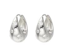 Orecchini a goccia d'acqua alla moda eleganti orecchini a goccia di fascino distintivo ciondolo circolare gancio per orecchio ornamento anelli per orecchie alla moda accessorio, Misura unica, come