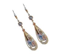 Orecchini a goccia d'acqua sofisticati orecchini a perno accessori per feste che offrono un tocco di fascino per l'uso quotidiano e abbigliamento da festa, Taglia unica, come descritto