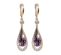 Orecchini a goccia d'acqua sofisticati orecchini a perno accessori per feste che offrono un tocco di fascino per l'uso quotidiano e abbigliamento da festa, Taglia unica, come descritto