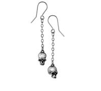 Orecchini A Goccia Deadskull Alchemy Gothic - Nuovi Di Zecca