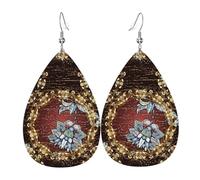 Orecchini A Goccia Elegant Abstract Luxury Flowers Squisito Orecchini Lussuoso Ciondolo Con Pendente A Goccia Per Uso Quotidiano Feste Accessori