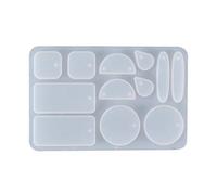 Orecchini a goccia fatti a mano in silicone per gioielli in silicone, portachiavi in resina colata