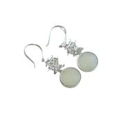 Orecchini a goccia hetian giada s a lungo orecchini per le donne - Ottagonali Padiglione Orecchini pericolosi, orecchini di fila