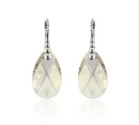 Orecchini a goccia in argento sterling ganci realizzati con cristalli...