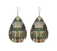 Orecchini A Goccia In Finta Pell Beautiful Architectural Decorations Squisito Orecchini Pendenti Eleganti Ciondolo A Goccia Per Feste Feste Matrimoni