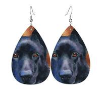 Orecchini A Goccia In Finta Pell Black Shepherd German Dog Moda Orecchini Pendenti Lussuoso Ciondolo A Goccia Per Balli Uso Quotidiano Feste