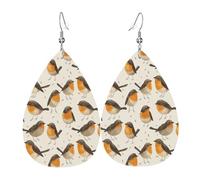 Orecchini A Goccia In Finta Pell Cute Bird Moda Orecchini Leggeri Ciondolo A Goccia Per Feste Balli Accessori