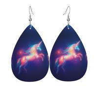 Orecchini A Goccia In Finta Pell Fanatsy Abstract Horse Sea Innovativi Orecchini Pendenti Eleganti Ciondolo Con Pendente A Goccia Per Appuntamenti Uso Quotidiano Matrimoni