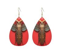 Orecchini A Goccia In Pelle Mechanical Insect Innovativi Orecchini Pendenti Eleganti Ciondolo A Goccia Per Appuntamenti Feste Uso Quotidiano