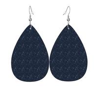 Orecchini A Goccia In Pelle Science Chemistry Drawing Pattern Eleganti Orecchini Da Donna In Finta Pelle Squisito Ciondolo Con Pendente A Goccia Per Feste Uso Quotidiano Accessori
