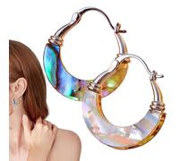 Orecchini A Goccia Per Donna Pendenti A Conchiglia,Gioielli Leggeri Con Conchiglia Naturale Color Oro | Orecchini A Goccia Per Donne - Per La Proposta Di Matrimonio Cerimonia Nuziale