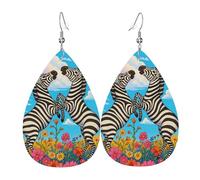 Orecchini A Goccia Playful Zebra & Butterfly Eleganti Orecchini Moda Ciondolo A Goccia Per Balli Feste Feste