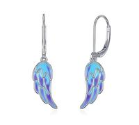 Orecchini a leraback Silver Dream Catcher/Larimar/Opal/Lapis/Turquoise Drop Orecchini Giochi per le donne
