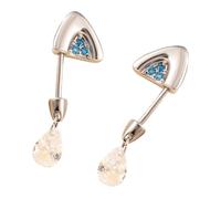Orecchini a lobo con zirconi scintillanti a forma di gatto, piercing per cartilagine, accessori per il corpo da donna, orecchini per cartilagine da donna, Einheitsgröße, come descritto