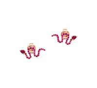 Emporio Armani Orecchini da donna in acciaio inossidabile o semi-preziosi con chiusura push back, Oro Sunglow