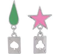 Orecchini a Lobo per Le Donne, orecchino a Lobo per l'orecchio di Joker di Poker Cosplay di Anime per Accessori di Gioielli Attractive Design