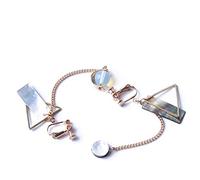 Orecchini a Nappa Lunga con Clip Asimmetrica a Forma di Farfalla con Osso a Farfalla novità Practical Treatment