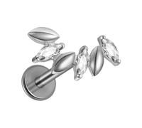Orecchini A Per Donna Gioielli in zirconia per piercing