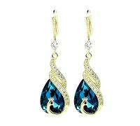 Orecchini A Per Donna - Pendente Vintage Con Charm E Scintillante,Orecchini Pendenti A Goccia | Ideale per matrimonio, party formale, spiaggia, compleanno, festa di laurea, stagione estiva