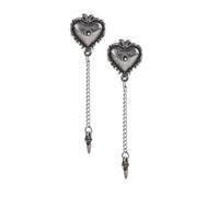 Orecchini A Perno A Cuore Di Strega Alchimia Gotica - Nuovo Di Zecca