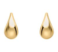 Orecchini A Perno A Goccia Semplice In Oro 9 Carati Elements Gold GE2470