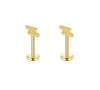 Orecchini a perno alla moda per cartilagine labret per donne e uomini, in acciaio inossidabile, per trago Monroe, piercing per labbro, 6 mm, 8 mm, anelli per elica, medusa, gioielli, idea regalo, 16 g