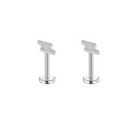 Orecchini a perno alla moda per cartilagine labret per donne e uomini, in acciaio inossidabile, per trago Monroe, piercing per labbro, 6 mm, 8 mm, anelli per elica, medusa, gioielli, idea regalo, 16 g