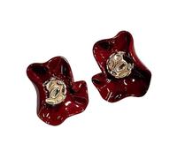 Orecchini a perno con petali irregolari per matrimoni, accessori da viaggio, comodi da indossare tutti i giorni, gioielli versatili orecchini metallici