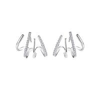 Orecchini a perno di zirconio per le donne ragazze orecchio per le donne ragazze di lusso minimalista petite piccolo involucro avvolgente orecchini crawler, Taglia unica, come descritto