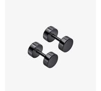 Orecchini a perno Fred Bennett rotondi neri semplici E6395