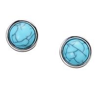 Orecchini a perno in acciaio inox, stile vintage, unisex, rotondi, quadrati, 8 mm, 10 mm