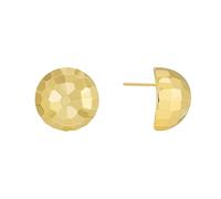 Orecchini a perno in oro, trago, emisfero per donne, festa del papà, regalo, HalbkugelKein Edelstein, Rame, Nessuna pietra preziosa